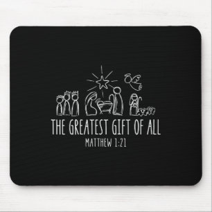 Mousepad O Maior Para Todos o Natal Jesus Cristo Nascimento