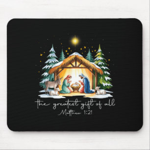 Mousepad O Maior Presente Para Todos O Natal Natividade Jes