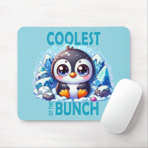 Mousepad O mais legal do desenho animado do bebê Penguin "C
