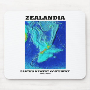 Mousepad O mais novo continente da Terra na Zealandia