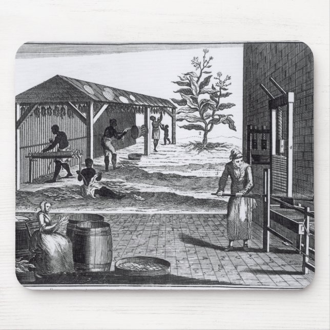 Mousepad O Manufactory do tabaco em ramos diferentes (Frente)