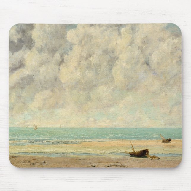 Mousepad O Mar Calmo de Courbet: (Frente)
