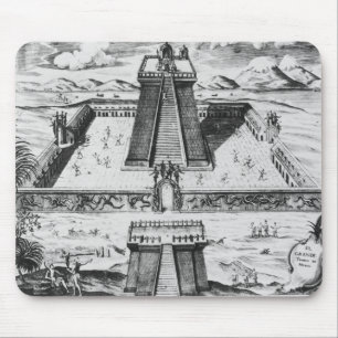 Mousepad O Mayor de Templo em Tenochtitlan