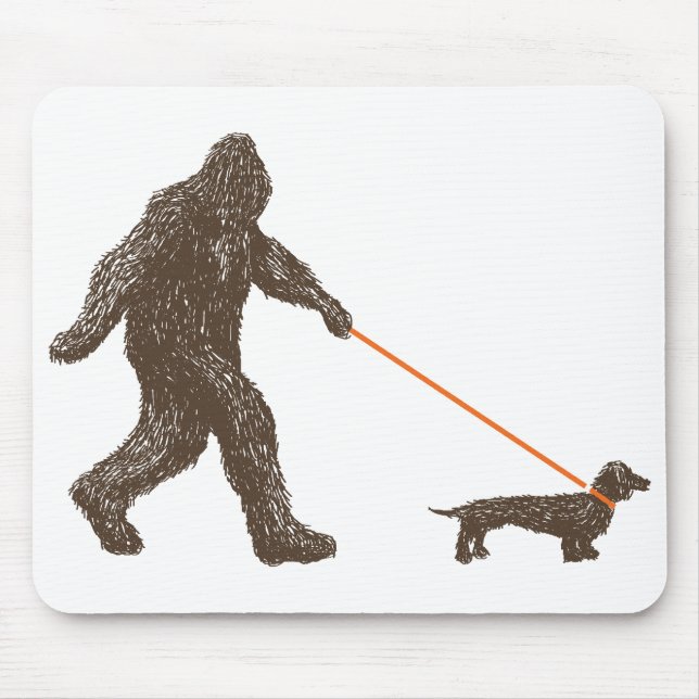 Mousepad O melhor amigo de Sasquatch (Frente)