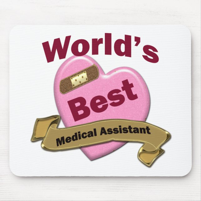 Mousepad O melhor assistente médico do mundo (Frente)