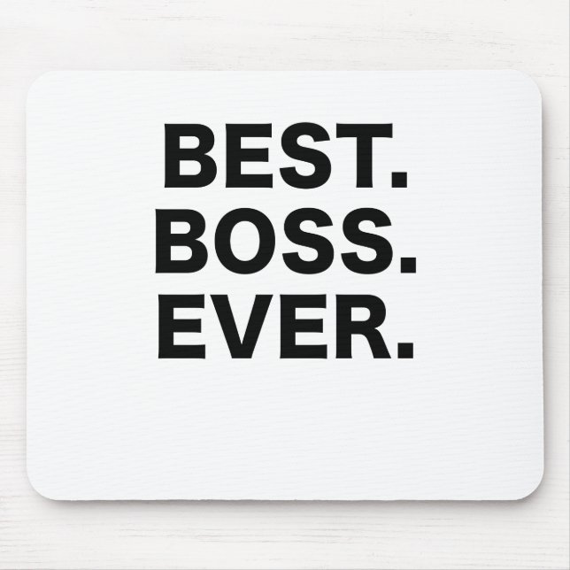 Mousepad O melhor chefe nunca (Frente)