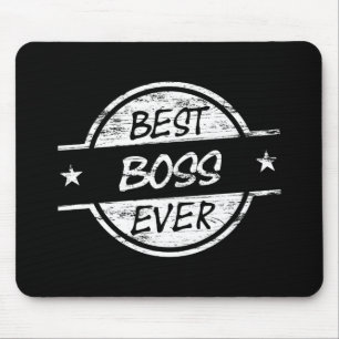 Mousepad O melhor chefe sempre branco