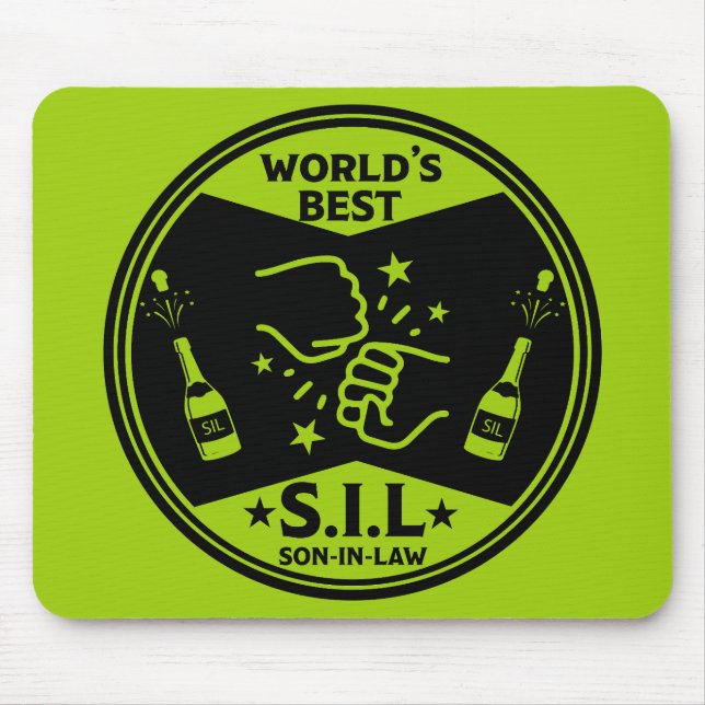 Mousepad O melhor genro do mundo (Frente)