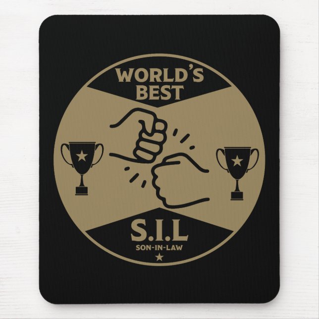 Mousepad O melhor genro do mundo (Frente)