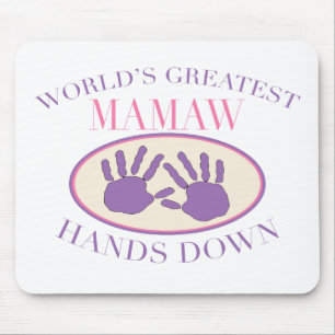 Mousepad O melhor Mamaw entrega para baixo o t-shirt
