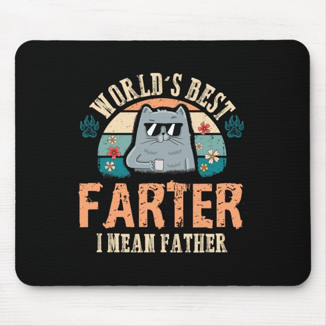 Mousepad O Melhor Pai De Gato Do Mundo... (Frente)