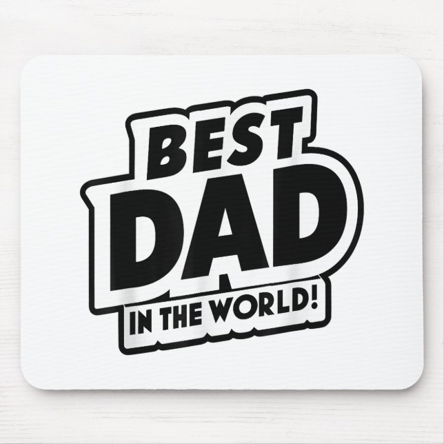 Mousepad O Melhor Pai Do Mundo (Frente)