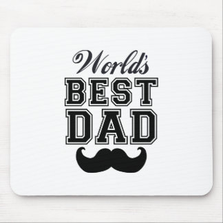 Mousepad O melhor pai do mundo com bigode