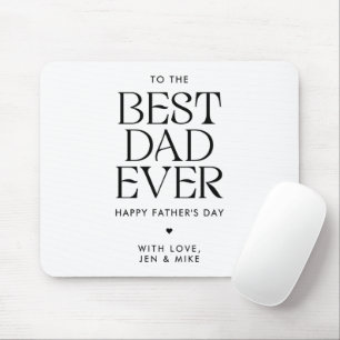 Mousepad O melhor Pai jamais moderno Dia de os pais mínimo