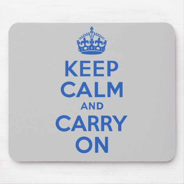 Mousepad O melhor preço mantem a calma e continua o azul (Frente)
