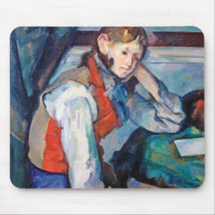 Mousepad O Menino no Colete Vermelho, Cezanne