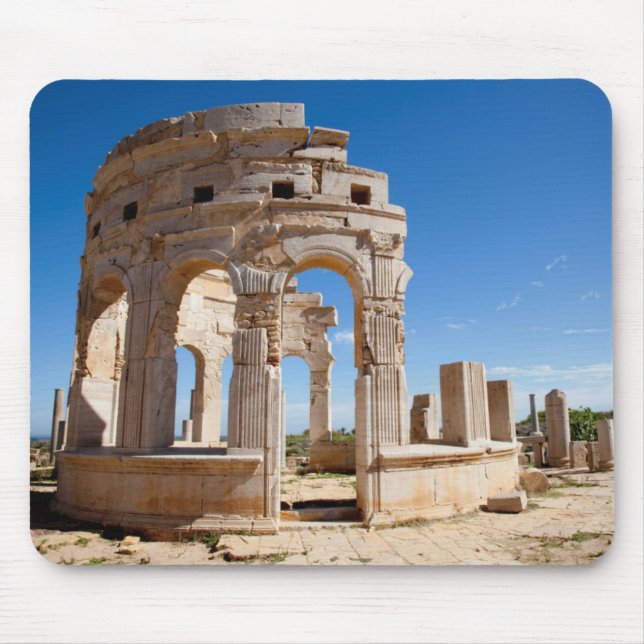 Mousepad O Mercado, Leptis Magna, Distrito de Al Khums (Frente)