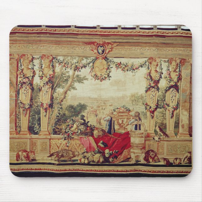 Mousepad O mês do castelo de outubro do Tuileries (Frente)