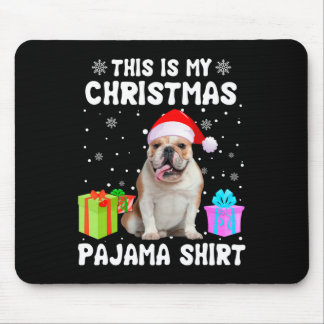 Mousepad O Meu Cachorro de Bolinho de Natal Pajama Puppy L