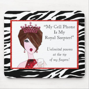 Mousepad "O Meu Celular É O Meu Cetro Real!"