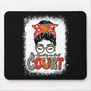 Mousepad O Meu Coração Naquele Dia de as mães Leopard Byske