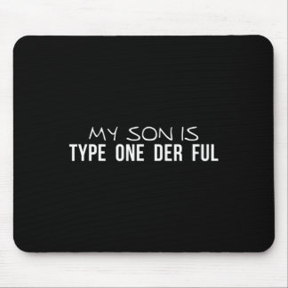 Mousepad O Meu Filho É Sensibilização Para A Diabetes Do Ti