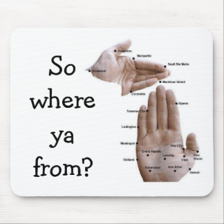 Mousepad O Michigan acessível "viagem" Mousepad!