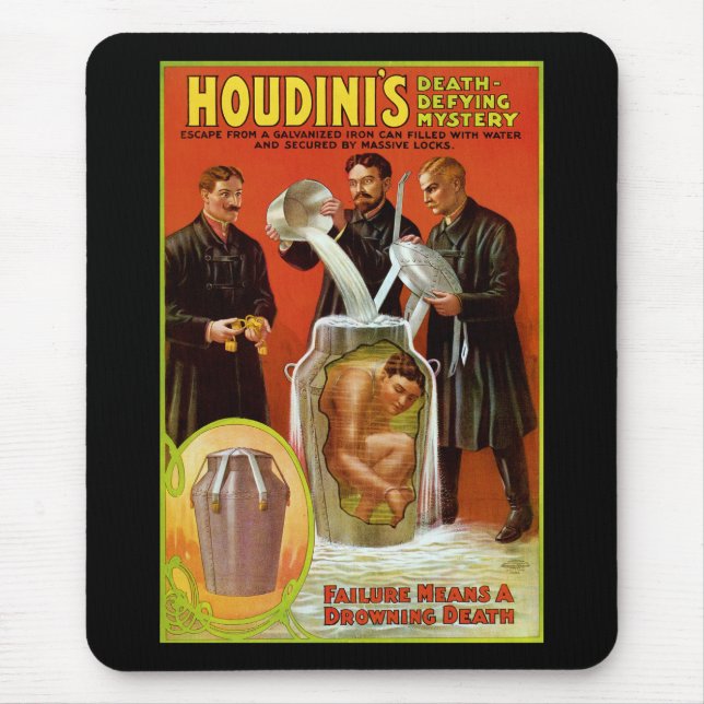 Mousepad O Mistério da Morte de Houdini (Frente)