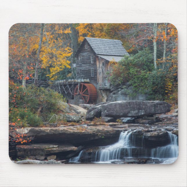 Mousepad O Moinho Histórico de Grist no Glade Creek (Frente)