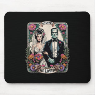Mousepad O Monstro Frankenstein E A Noiva Os Amantes Taro