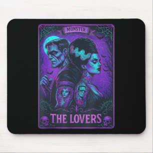 Mousepad O Monstro Frankenstein E A Noiva Os Amantes Taro