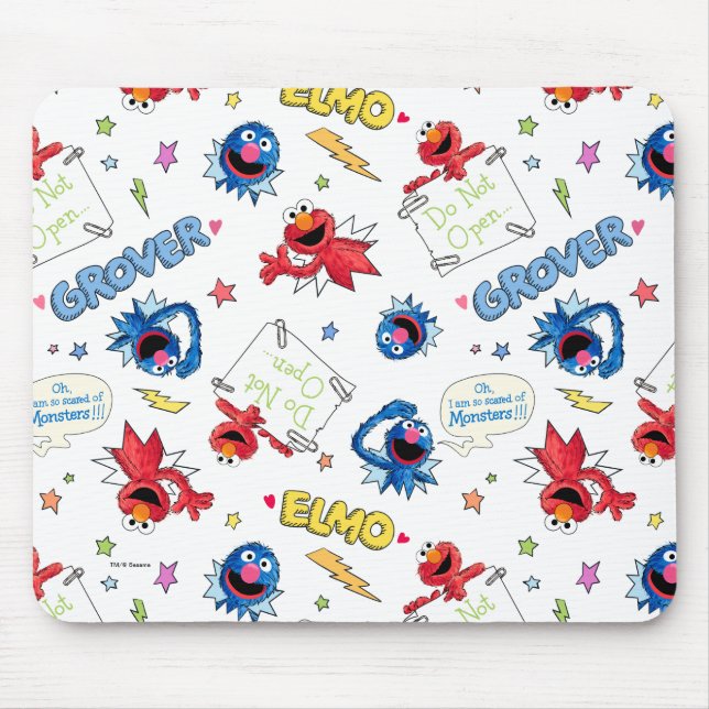 Mousepad O monstro no fim deste padrão de história (Frente)