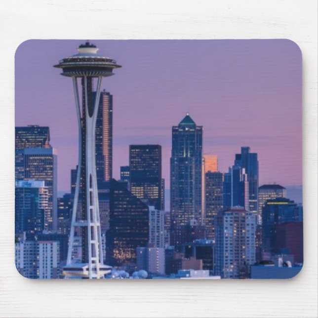 Mousepad O Monte Rainier no fundo (Frente)