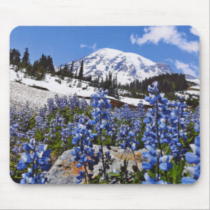 Mousepad O Monte Rainier no ponto do paraíso