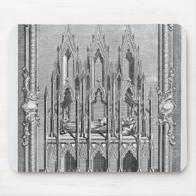 Mousepad O monumento de Edward II (Frente)