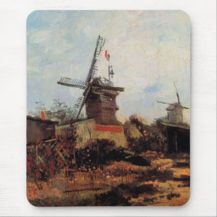 Mousepad O Moulin de Blute Fin por Vincent van Gogh
