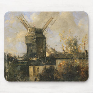Mousepad O Moulin de la Galette, Montmartre, 1861