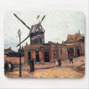 Mousepad O Moulin de la Galette por Vincent van Gogh