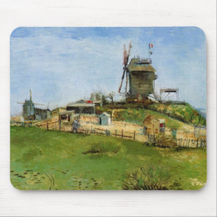 Mousepad O Moulin de la Galette por Vincent van Gogh