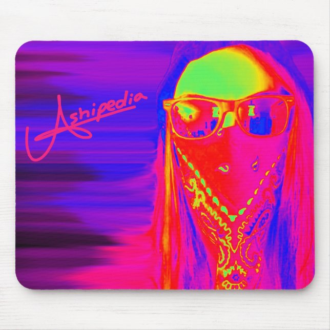 Mousepad O mouse Ashipedia Pad da Consciência! (Frente)