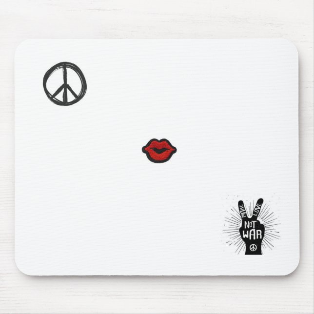 Mousepad O Mouse de Michelle não é guerra - (CYO) (Frente)