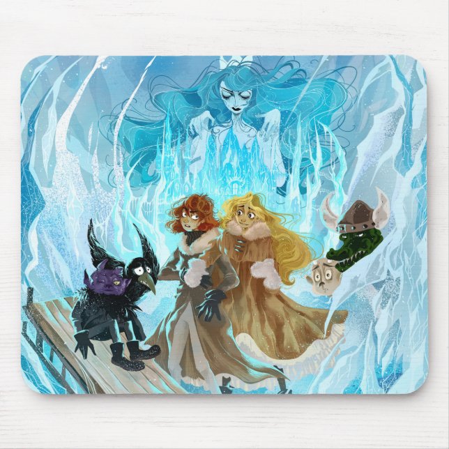 Mousepad O mouse mágico da Rainha da Neve (Frente)