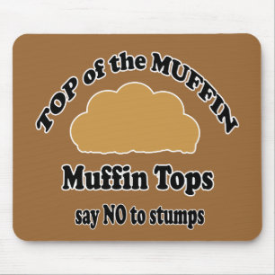 Mousepad O muffin cobre o tapete do rato