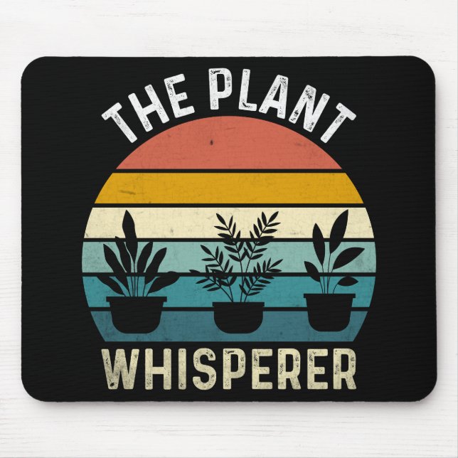 Mousepad O Murmurador de Plantas Engraçado (Frente)