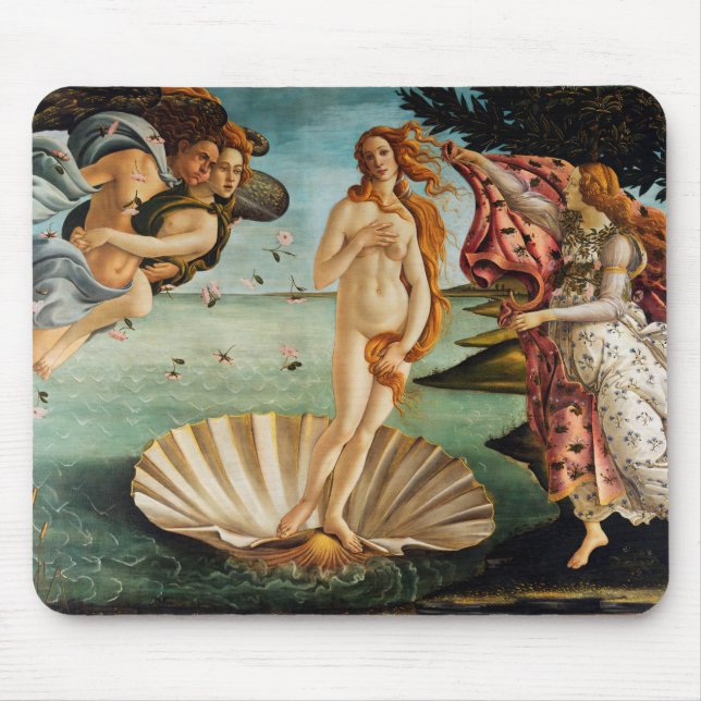 Mousepad O Nascimento de Vênus, Sandro Botticelli, 1485 (Frente)