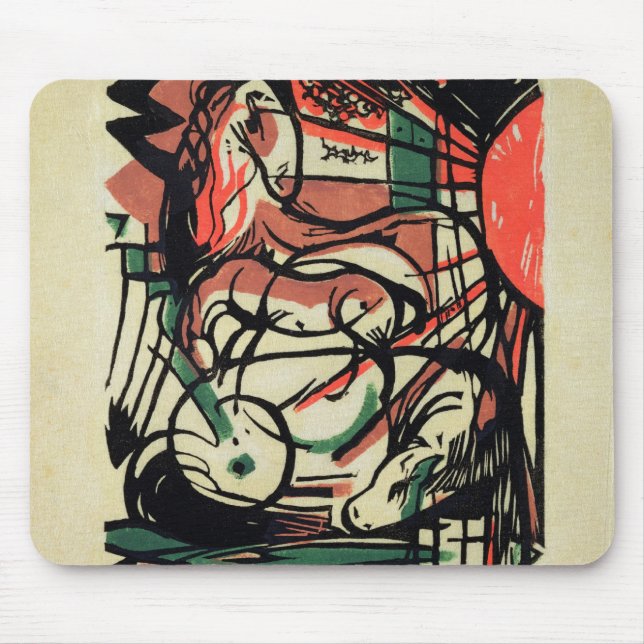 Mousepad O nascimento do cavalo, 1913 (Frente)