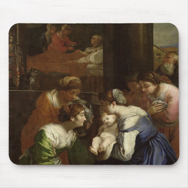 Mousepad O nascimento do Virgin, c.1620 (Frente)
