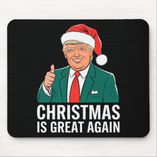 Mousepad O Natal é Ótimo Novamente - Humor de Chapéu de Pap