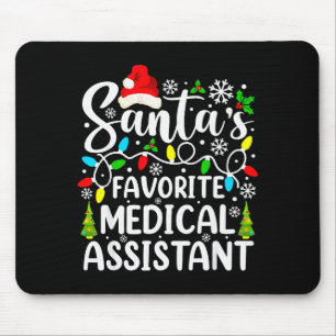 Mousepad O Natal Médico Favorito do Papai Noel Instantâneo