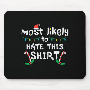 Mousepad O Natal Provavelmente Odeia Esta Família Xmas Mulh